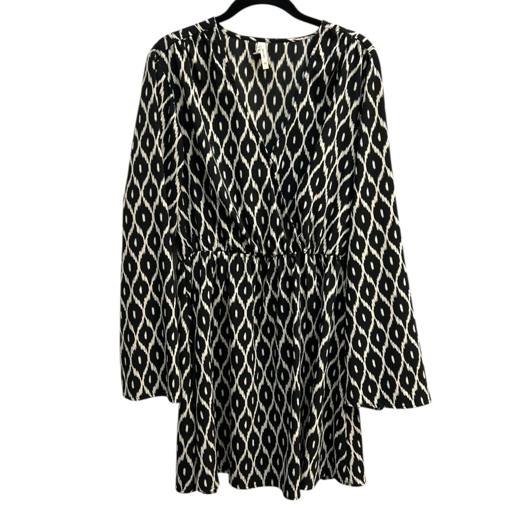 Live 4 Truth Faux Wrap Abstract Print Women’s Long Sleeve Dress Size 1X